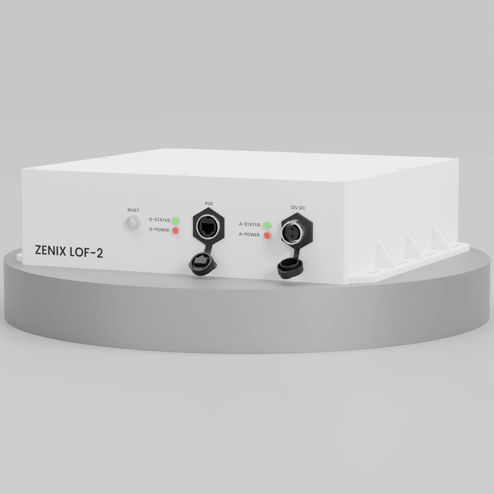 Outdoor weatherproof AoA locator studio render