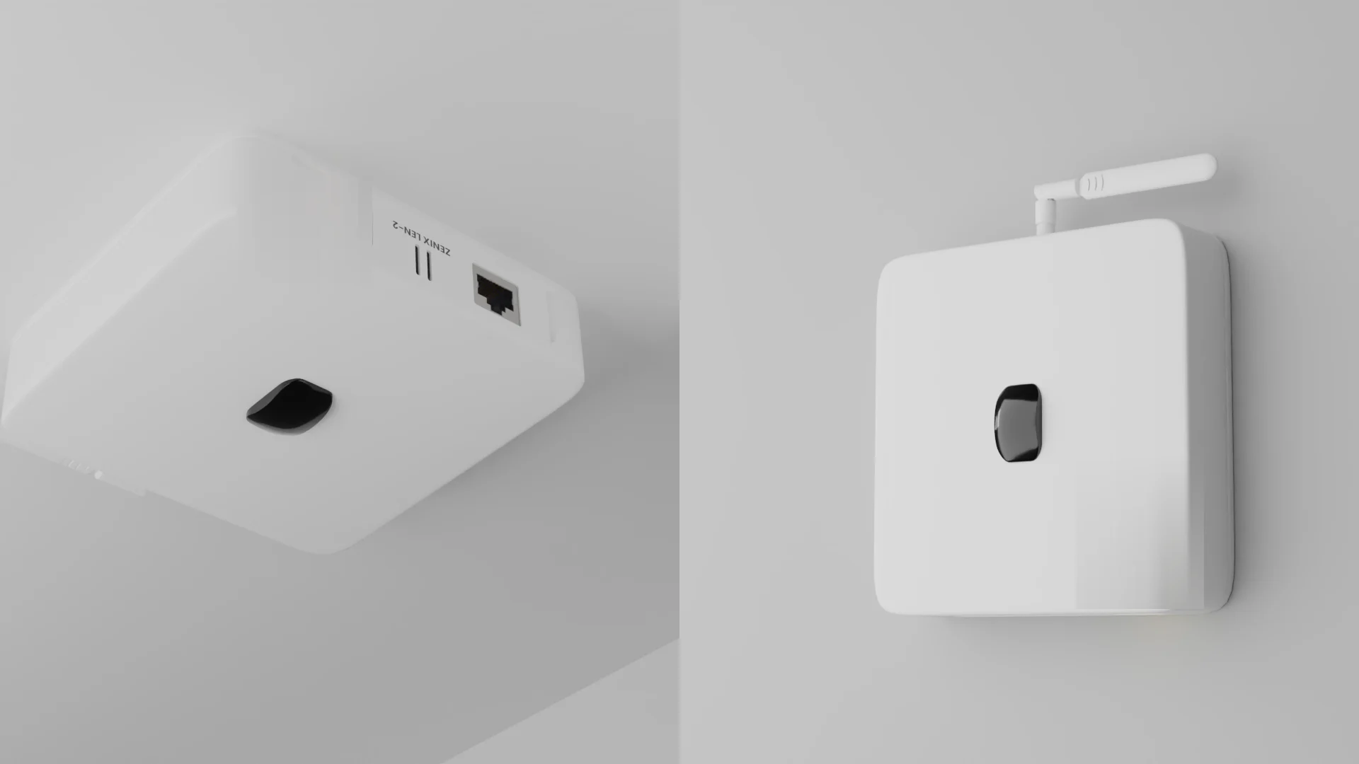 Ceiling and wall mounting installation architecture